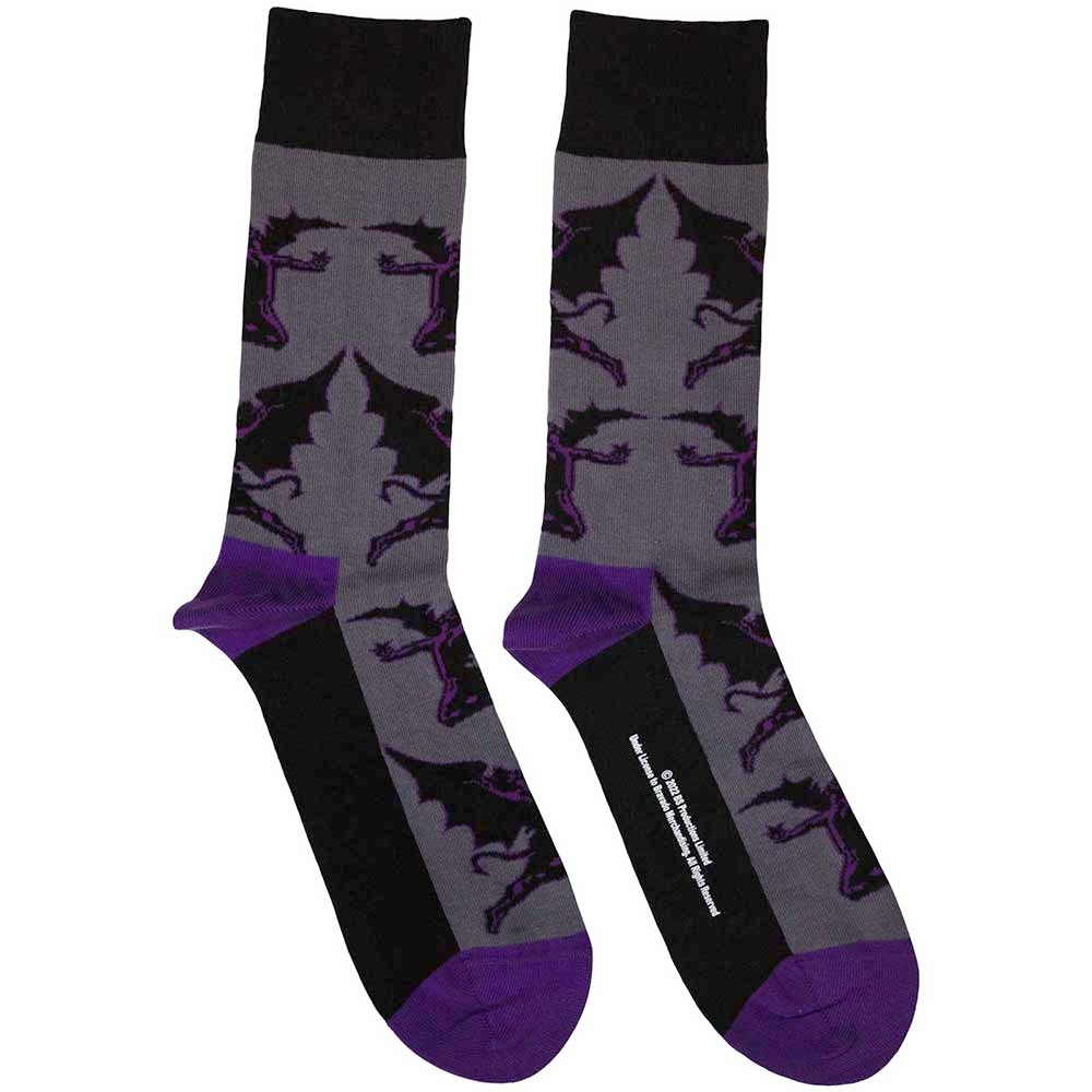 Black Sabbath - Demons Socken - EU 40-45 - Grau/Schwarz